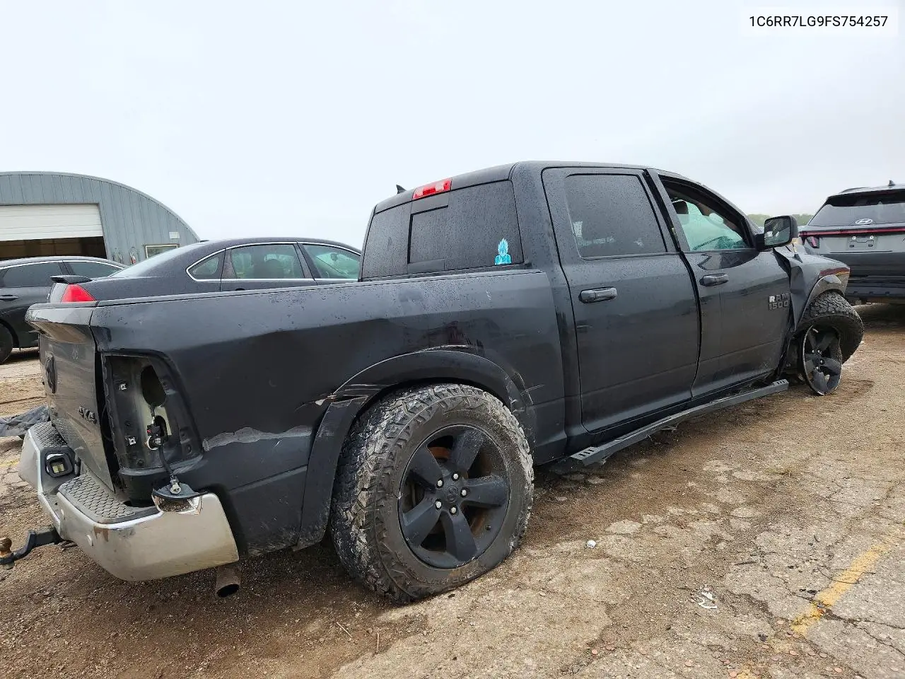 2015 RAM 1500 VIN 1C6RR7LG9FS754257 — фото 3