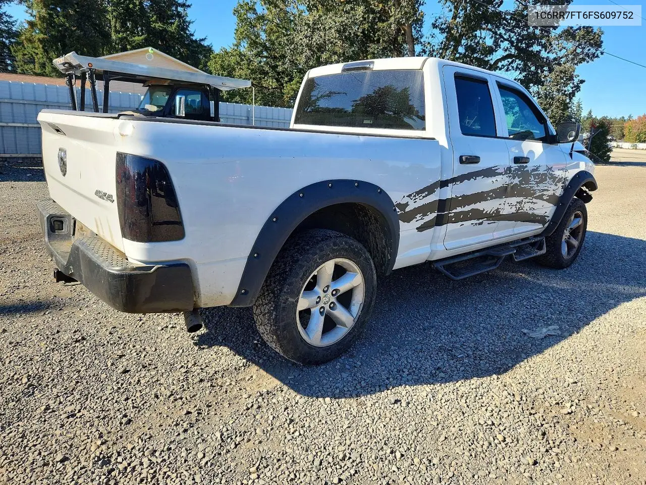 2015 RAM 1500 VIN 1C6RR7FT6FS609752 — фото 3