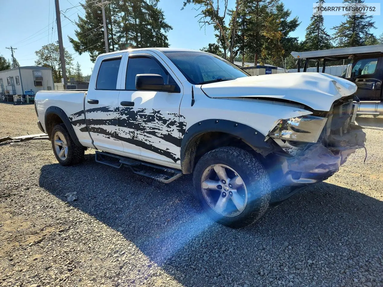 2015 RAM 1500 VIN 1C6RR7FT6FS609752 — фото 4
