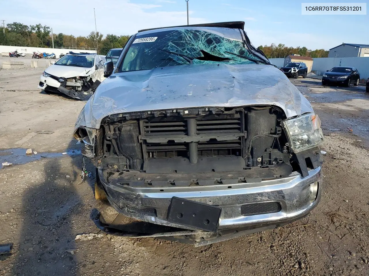 2015 RAM 1500 VIN 1C6RR7GT8FS531201 — фото 5