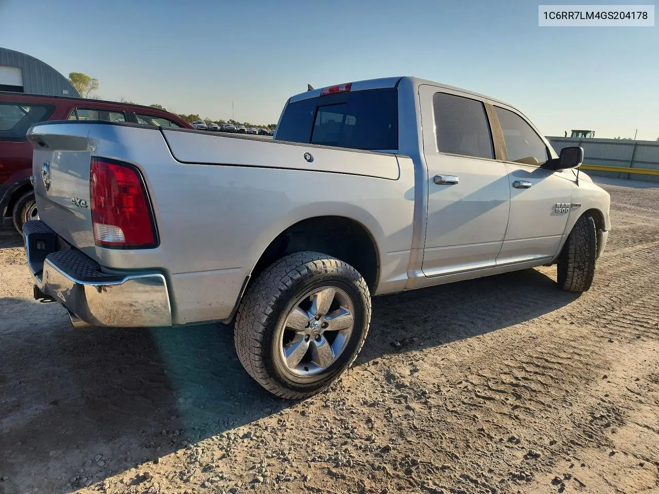 2016 RAM 1500 VIN 1C6RR7LM4GS204178 — фото 3