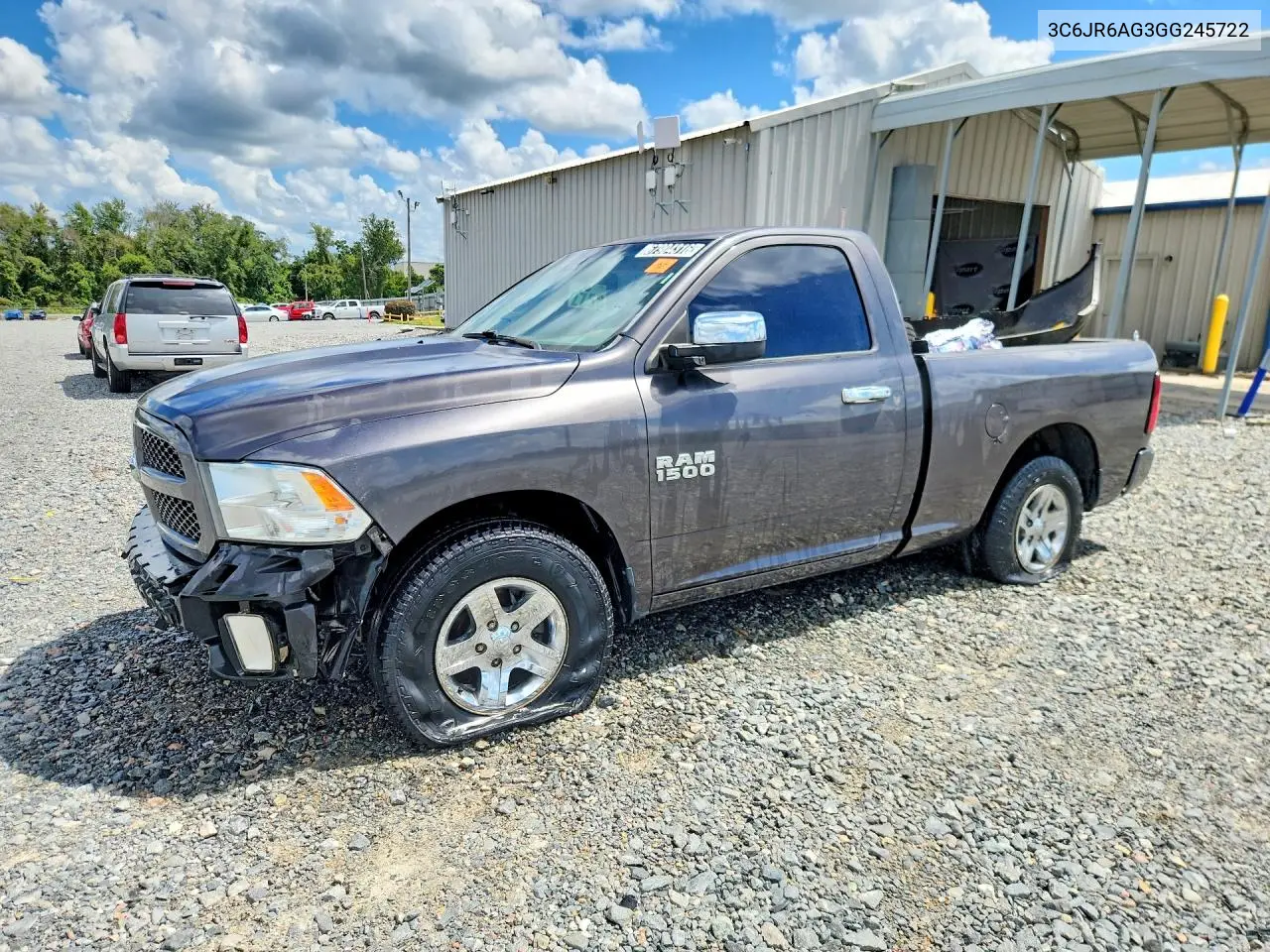 RAM 1500 2016, VIN 3C6JR6AG3GG245722
