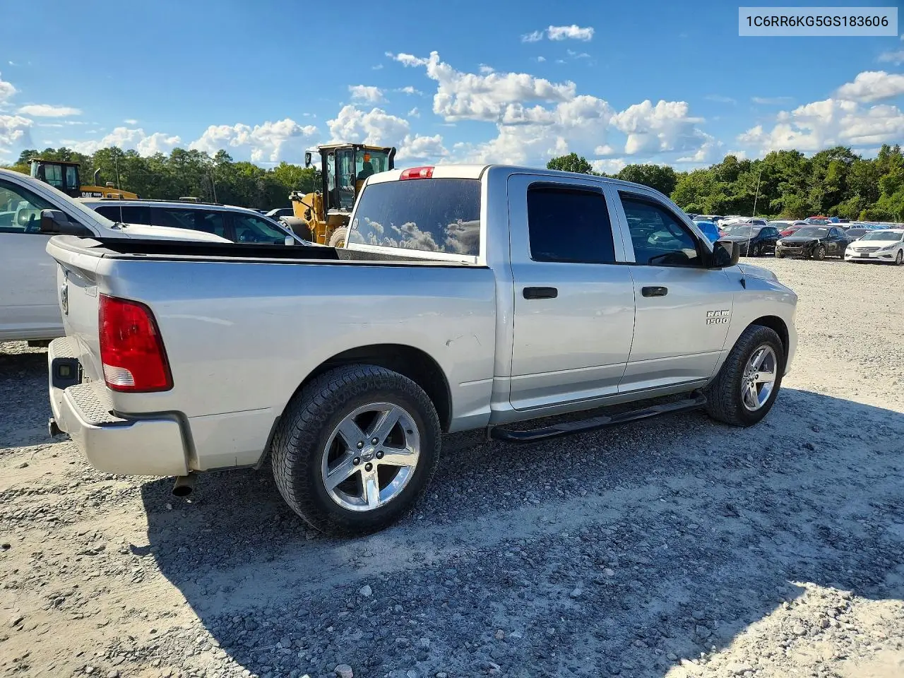 2016 RAM 1500 VIN 1C6RR6KG5GS183606 — фото 3
