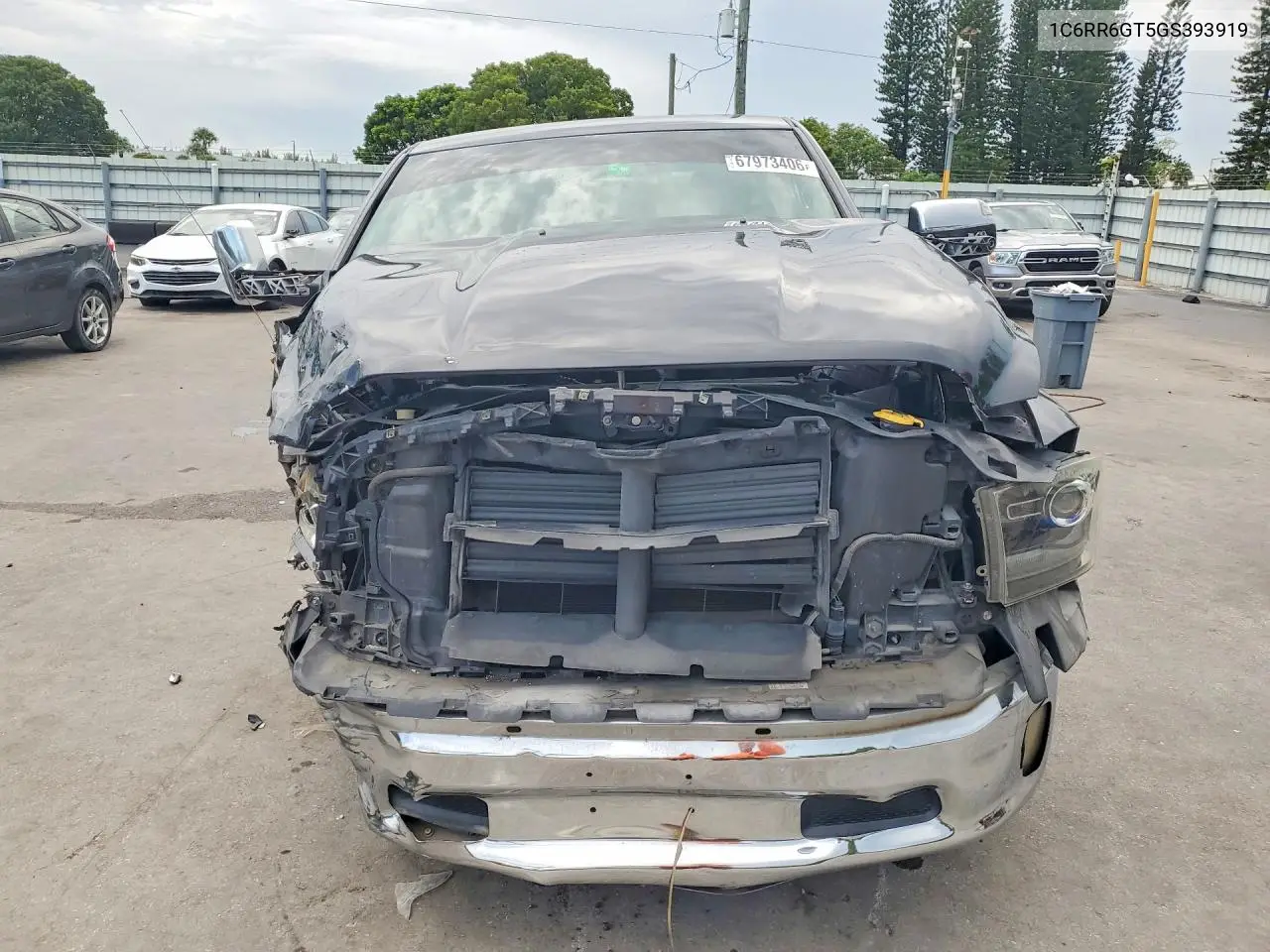 2016 RAM 1500 VIN 1C6RR6GT5GS393919 — фото 5