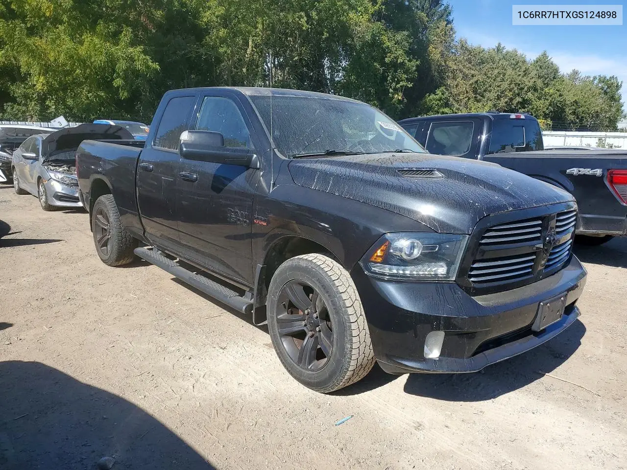 2016 RAM 1500 VIN 1C6RR7HTXGS124898 — фото 4