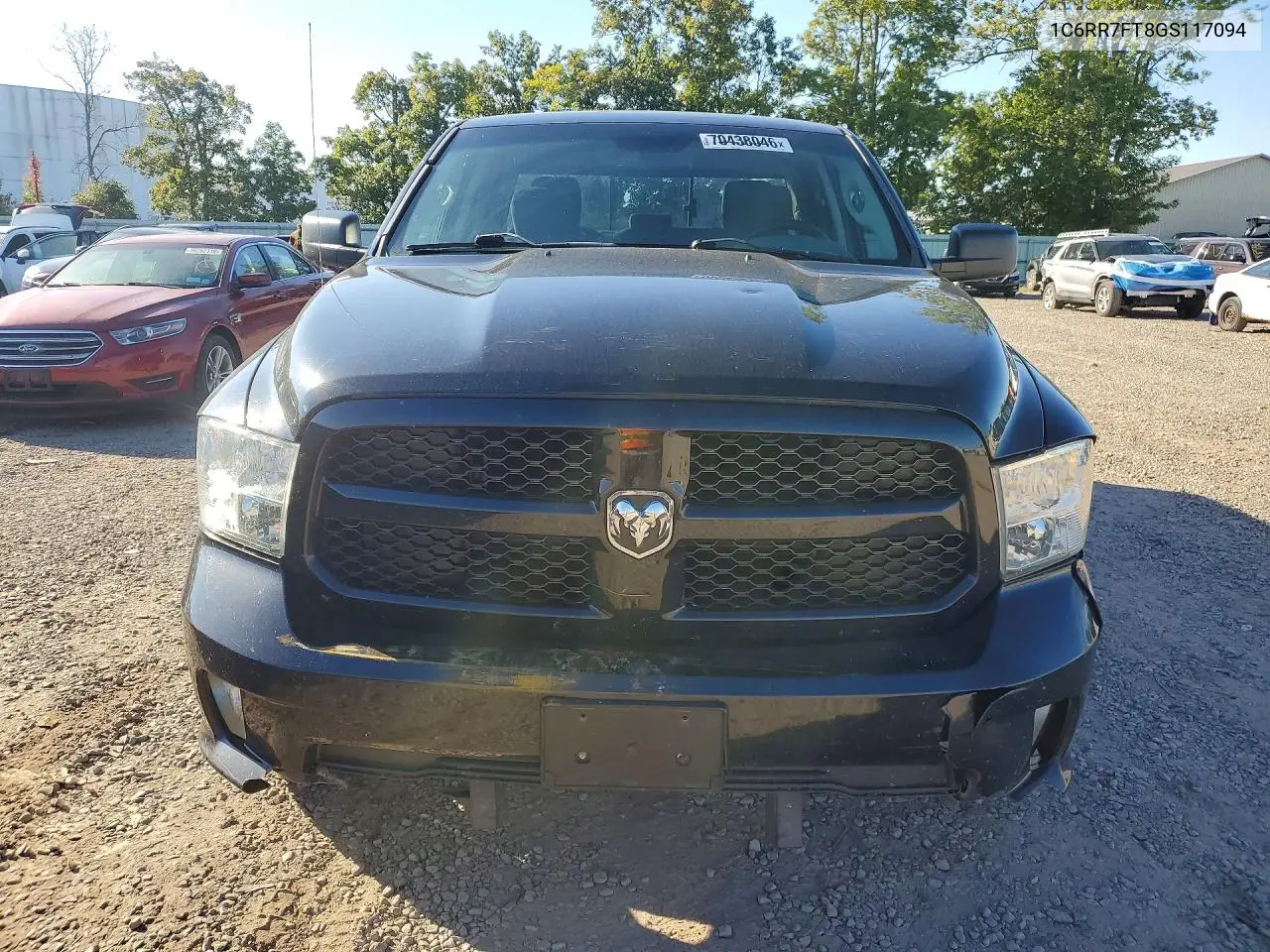 2016 RAM 1500 VIN 1C6RR7FT8GS117094 — фото 5