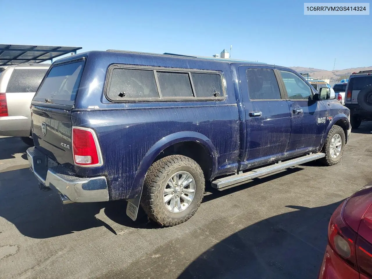 2016 RAM 1500 VIN 1C6RR7VM2GS414324 — фото 3