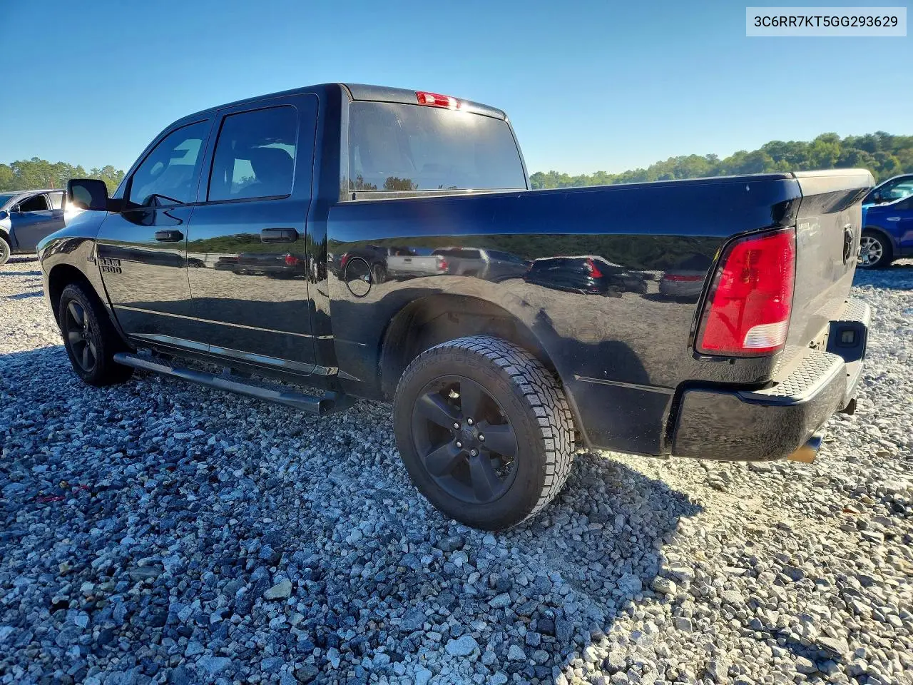 2016 RAM 1500 VIN 3C6RR7KT5GG293629 — фото 2