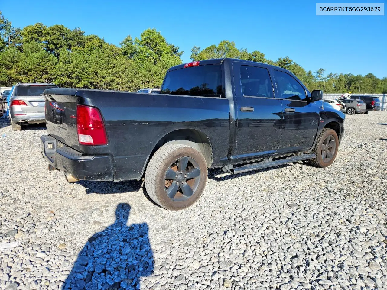 2016 RAM 1500 VIN 3C6RR7KT5GG293629 — фото 3