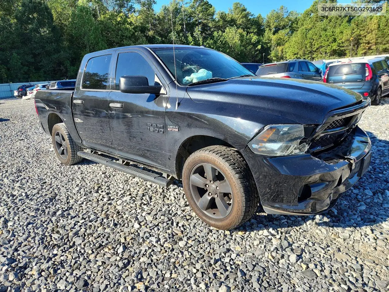 2016 RAM 1500 VIN 3C6RR7KT5GG293629 — фото 4