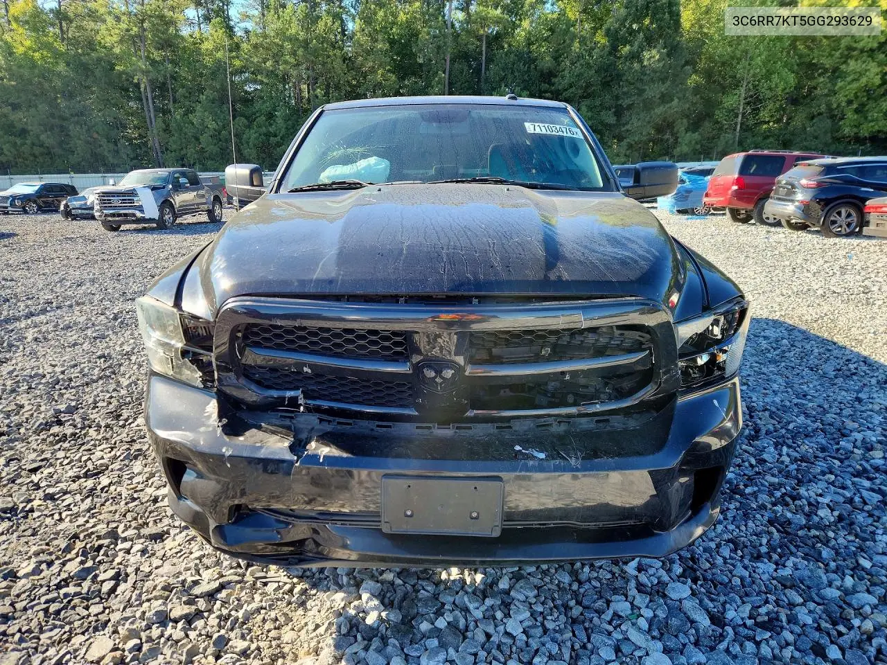 2016 RAM 1500 VIN 3C6RR7KT5GG293629 — фото 5