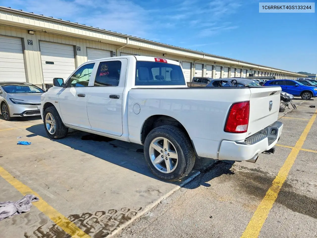 2016 RAM 1500 VIN 1C6RR6KT4GS133244 — фото 2