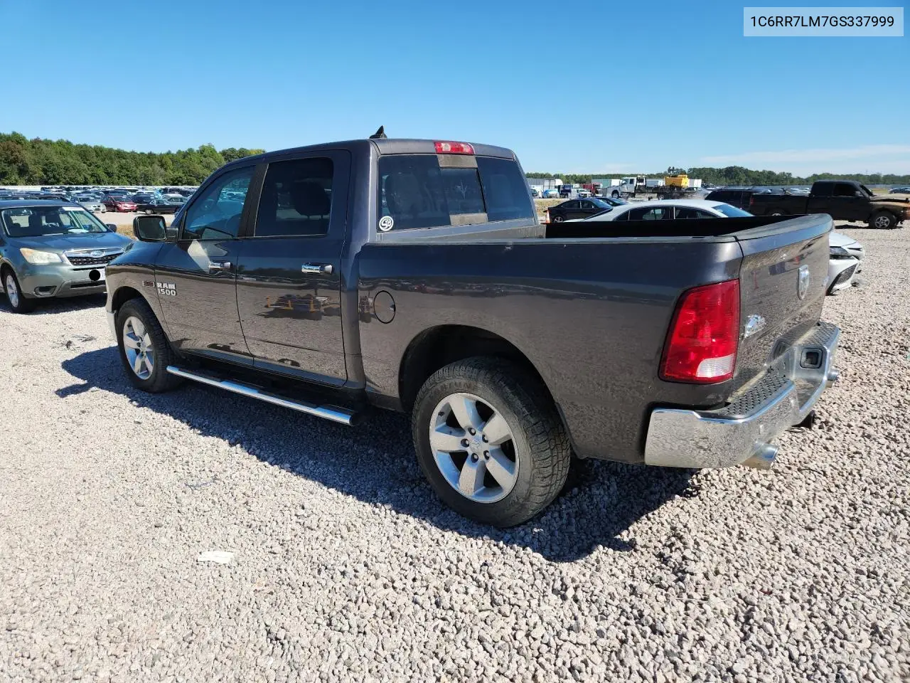 2016 RAM 1500 VIN 1C6RR7LM7GS337999 — фото 2