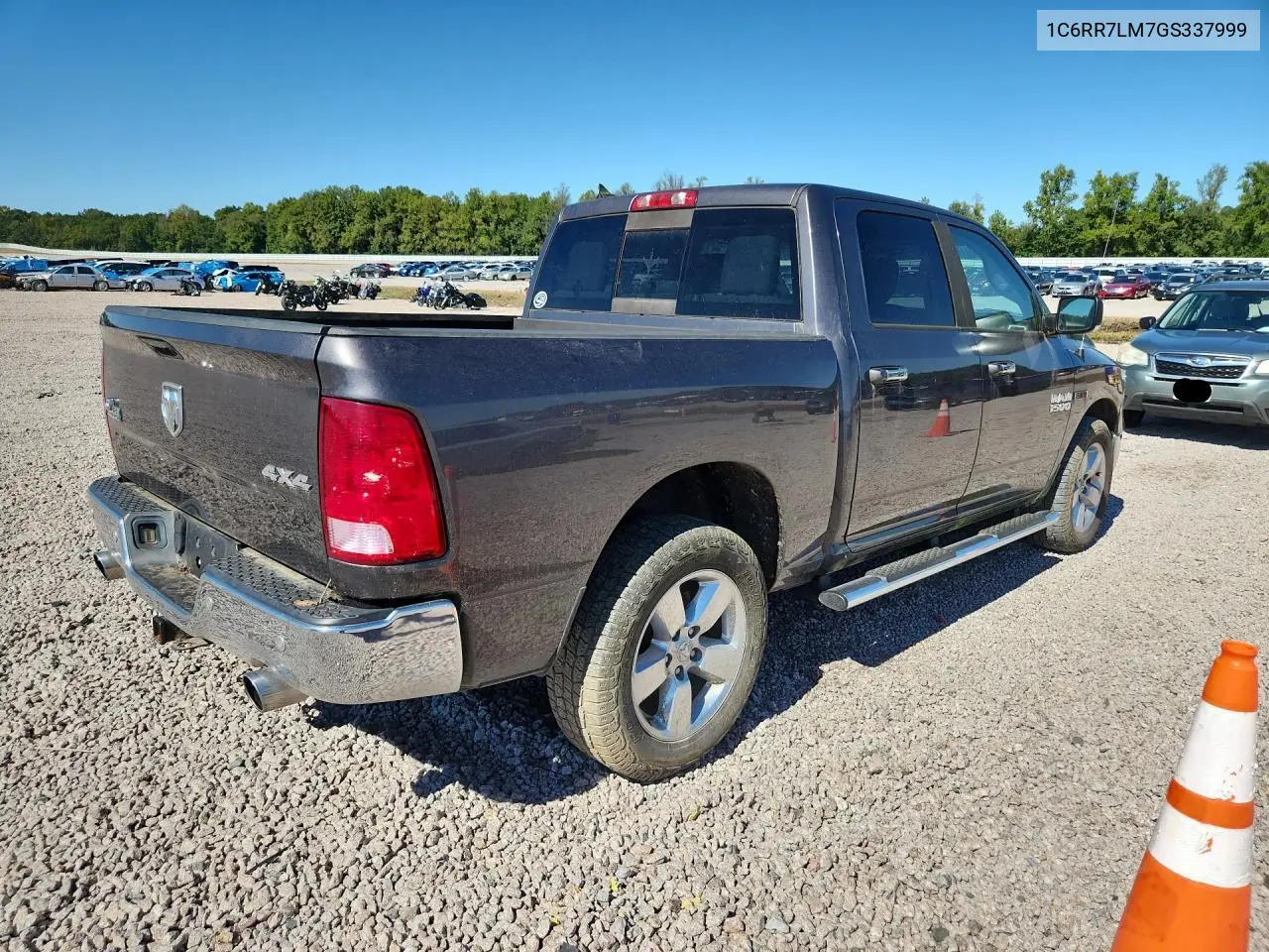 2016 RAM 1500 VIN 1C6RR7LM7GS337999 — фото 3