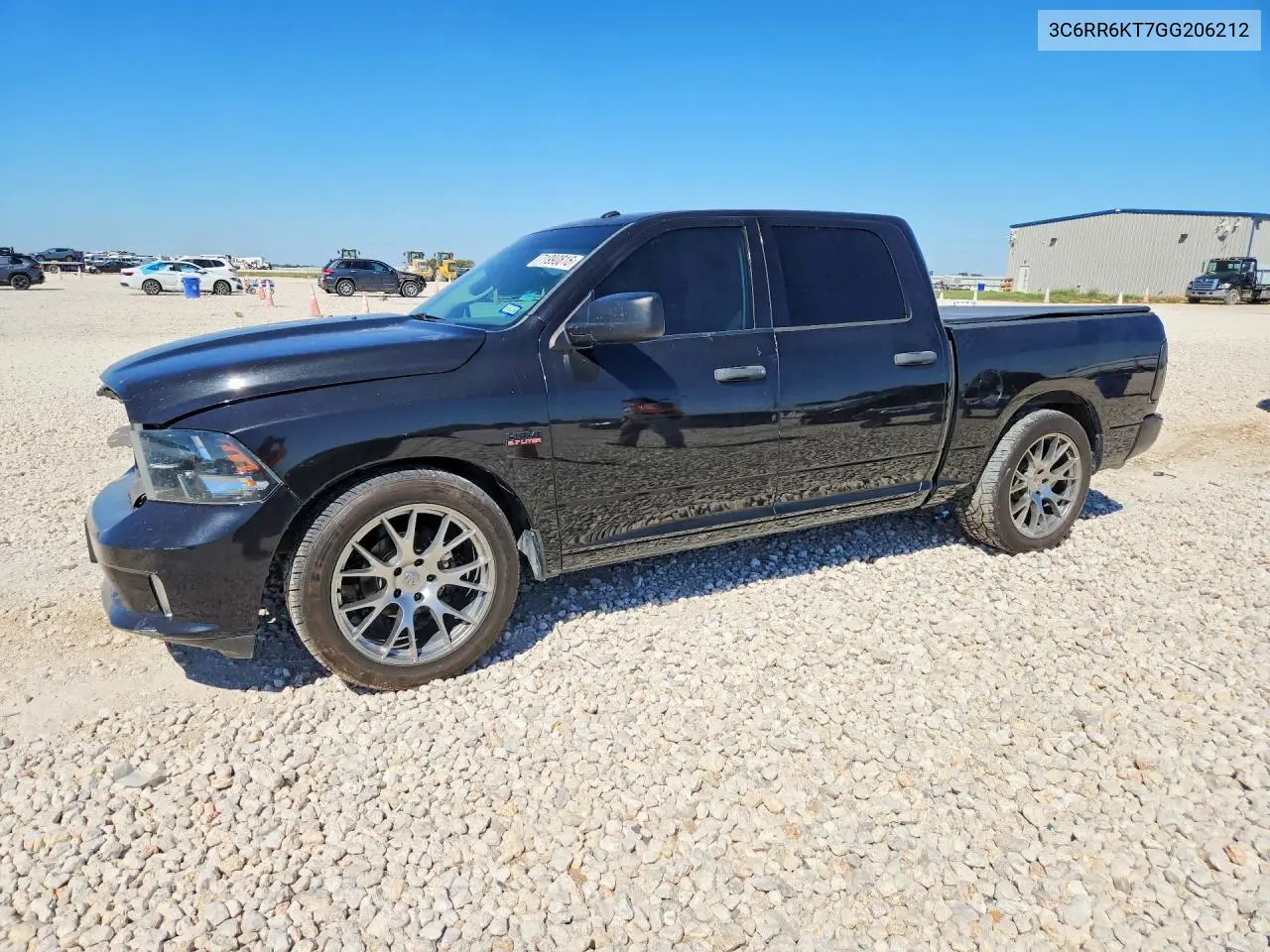 RAM 1500 2016, VIN 3C6RR6KT7GG206212