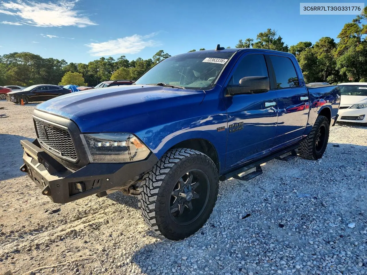RAM 1500 2016, VIN 3C6RR7LT3GG331776