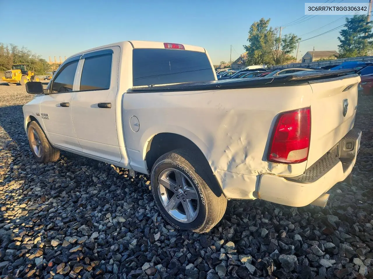 2016 RAM 1500 VIN 3C6RR7KT8GG306342 — фото 2