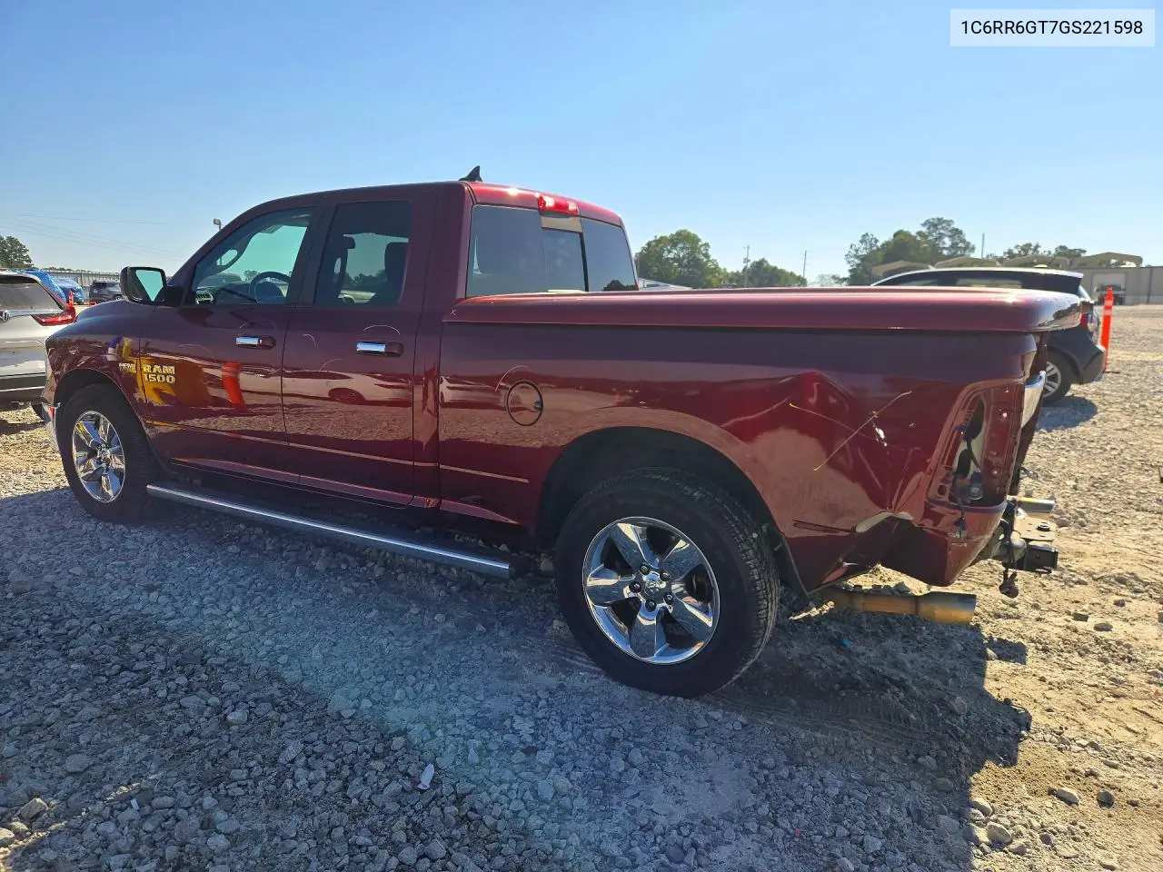 2016 RAM 1500 VIN 1C6RR6GT7GS221598 — фото 2