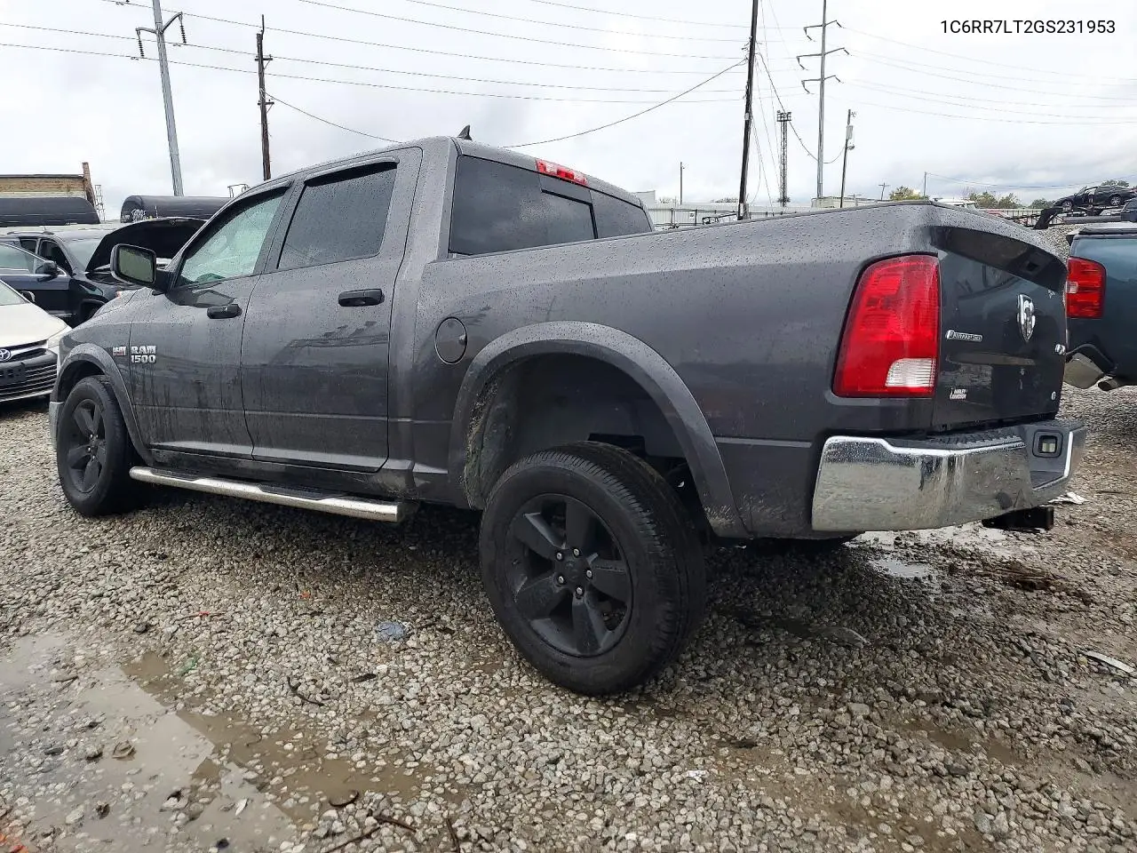 2016 RAM 1500 VIN 1C6RR7LT2GS231953 — фото 2