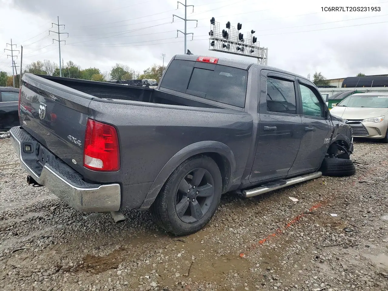 2016 RAM 1500 VIN 1C6RR7LT2GS231953 — фото 3