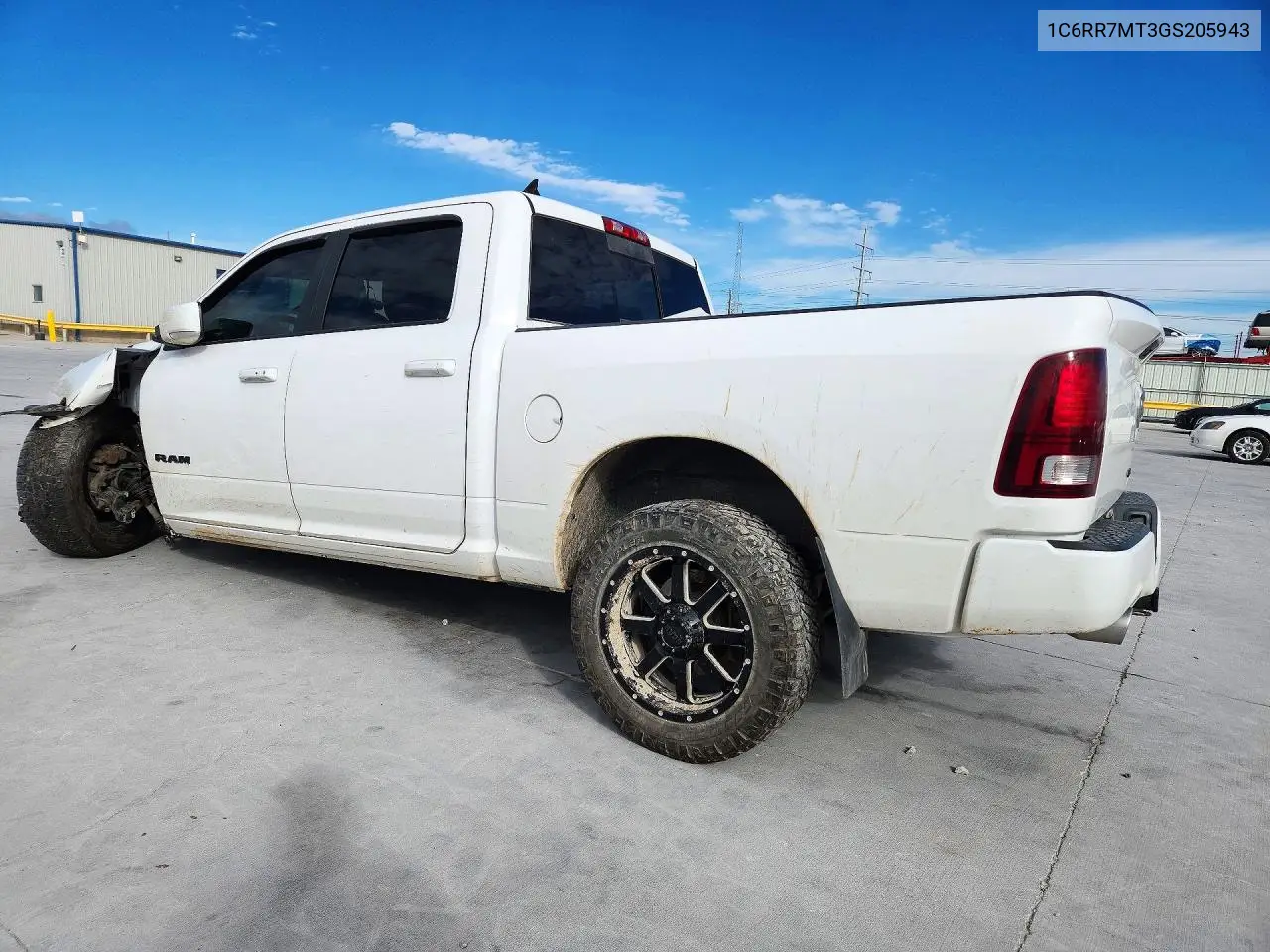 2016 RAM 1500 VIN 1C6RR7MT3GS205943 — фото 2