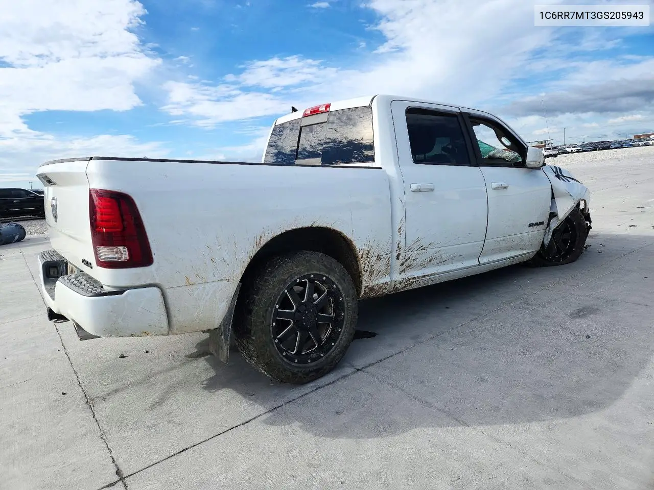 2016 RAM 1500 VIN 1C6RR7MT3GS205943 — фото 3