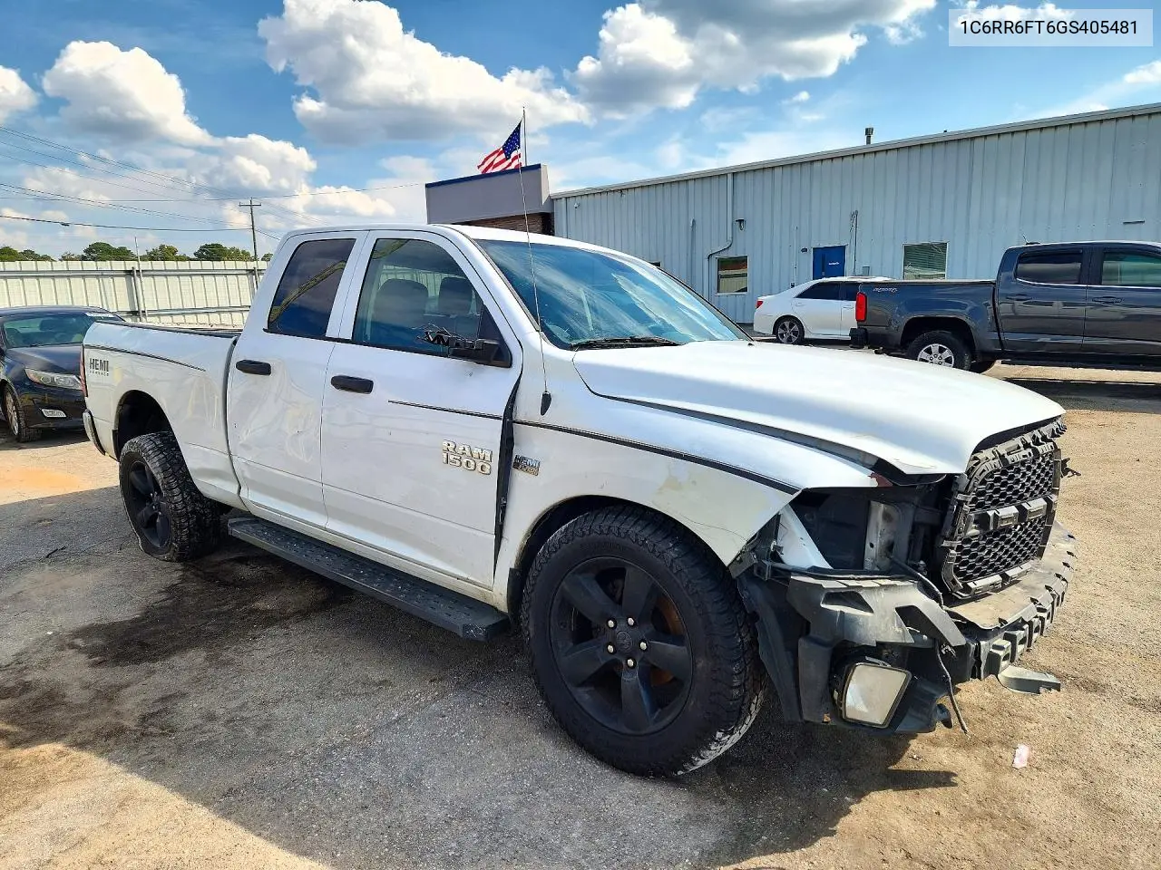 2016 RAM 1500 VIN 1C6RR6FT6GS405481 — фото 4