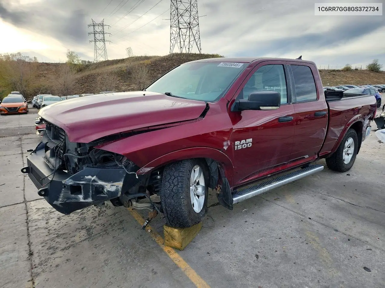 RAM 1500 2016, VIN 1C6RR7GG8GS372734