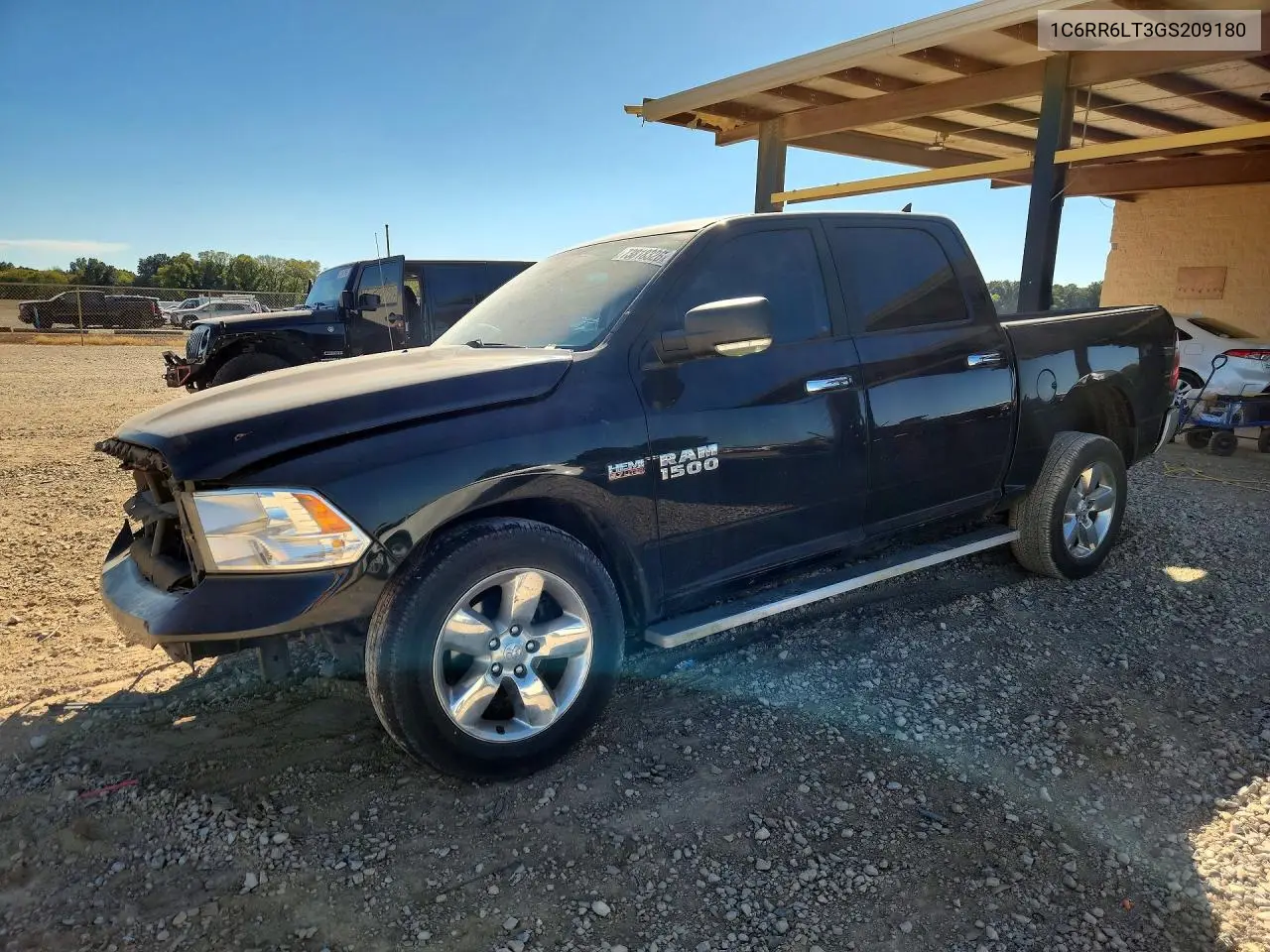 RAM 1500 2016, VIN 1C6RR6LT3GS209180