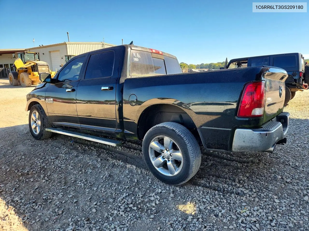 2016 RAM 1500 VIN 1C6RR6LT3GS209180 — фото 2