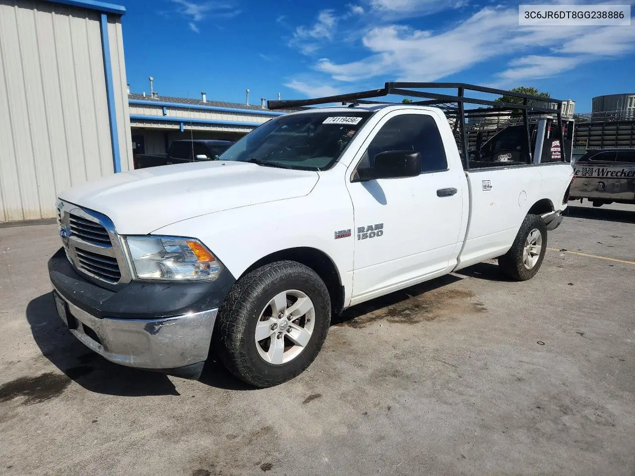 RAM 1500 2016, VIN 3C6JR6DT8GG238886