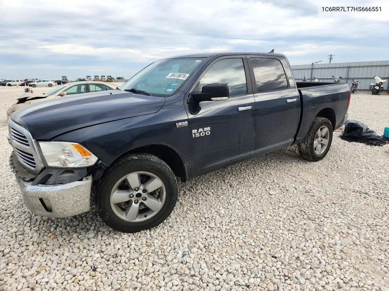 RAM 1500 2017, VIN 1C6RR7LT7HS666551