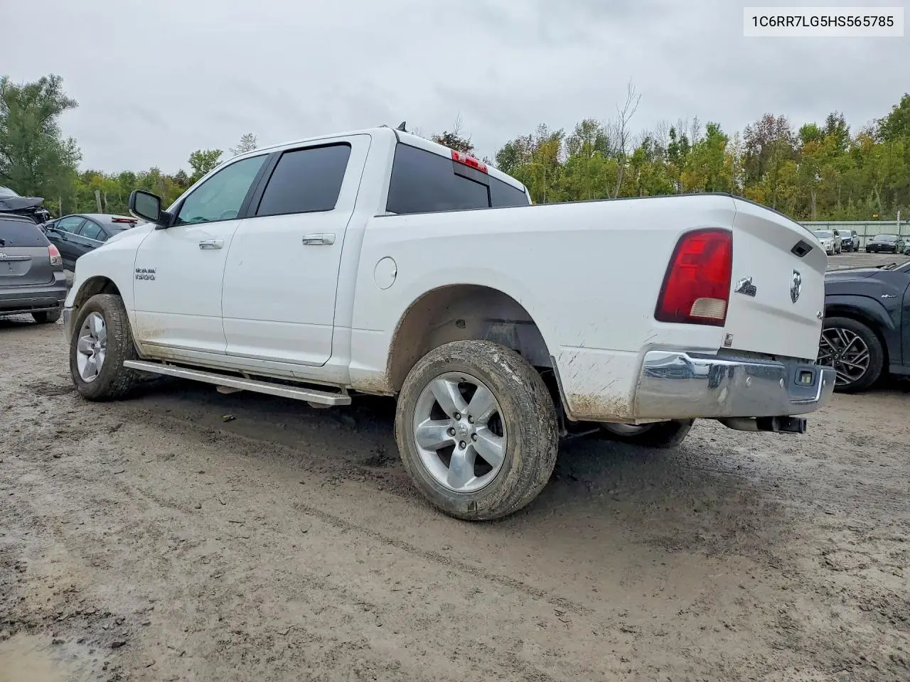 2017 RAM 1500 VIN 1C6RR7LG5HS565785 — фото 2