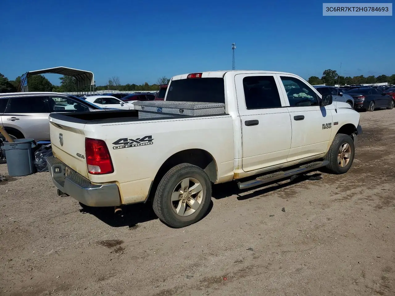 2017 RAM 1500 VIN 3C6RR7KT2HG784693 — фото 3