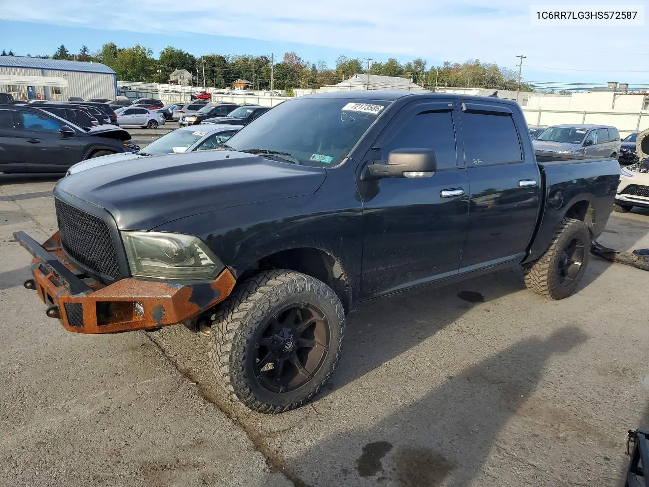 RAM 1500 2017, VIN 1C6RR7LG3HS572587