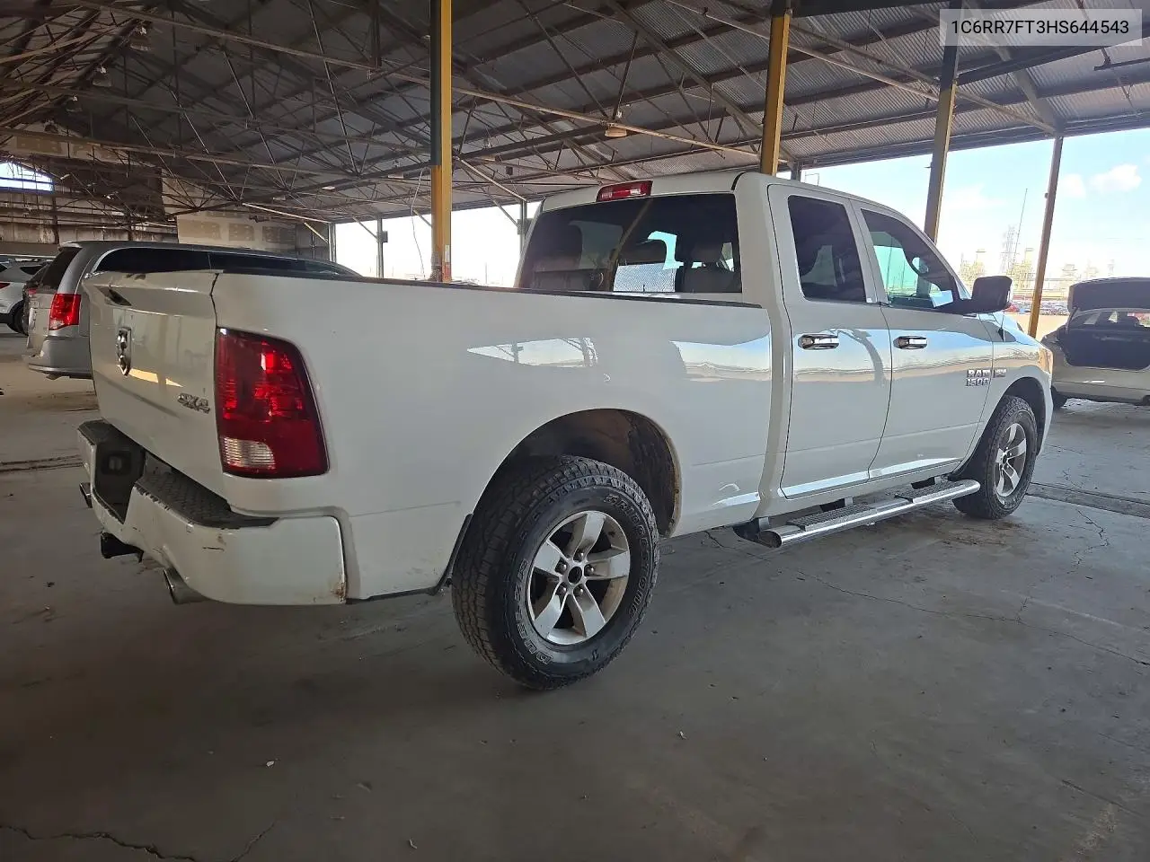 2017 RAM 1500 VIN 1C6RR7FT3HS644543 — фото 3