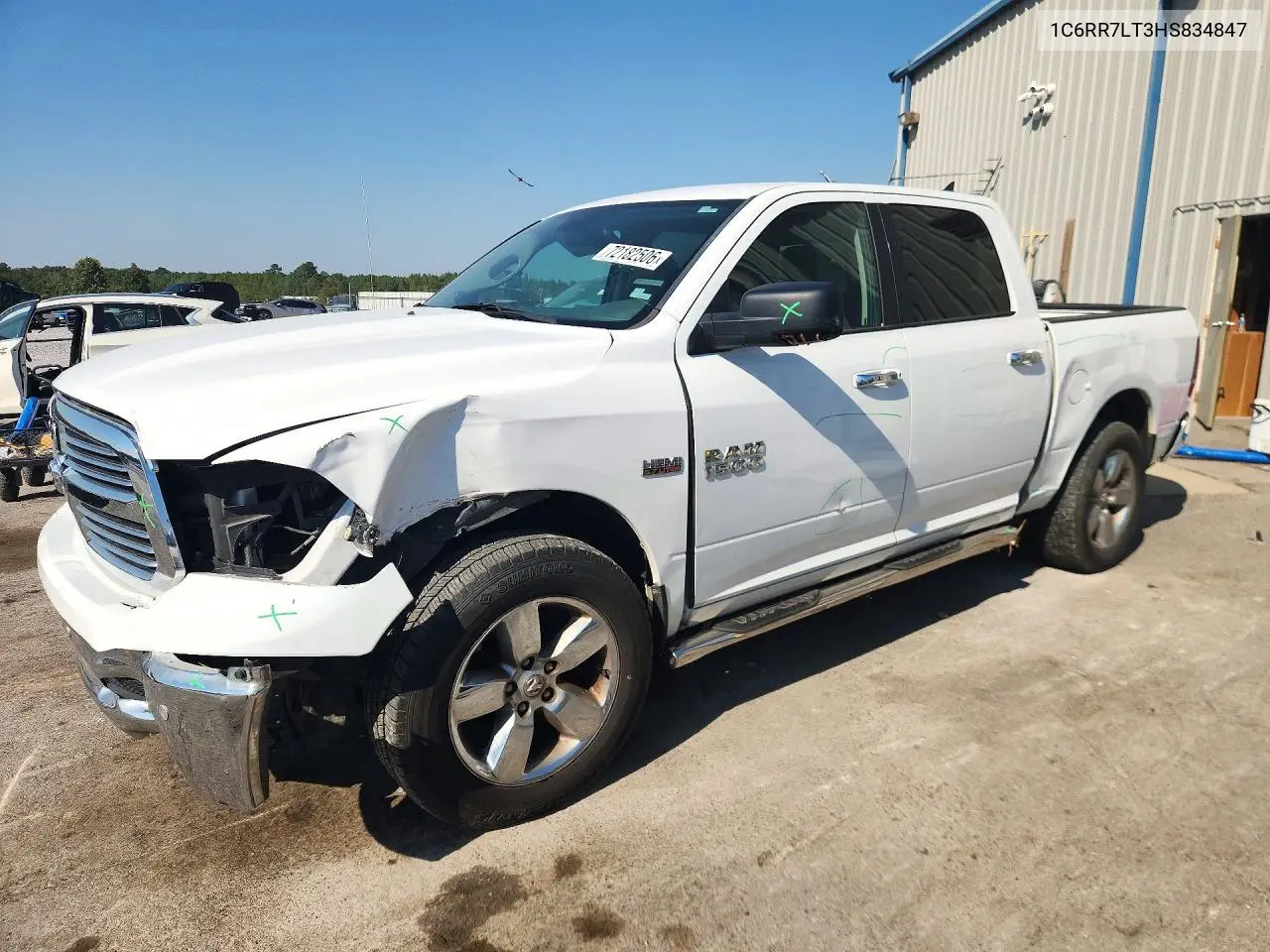 RAM 1500 2017, VIN 1C6RR7LT3HS834847