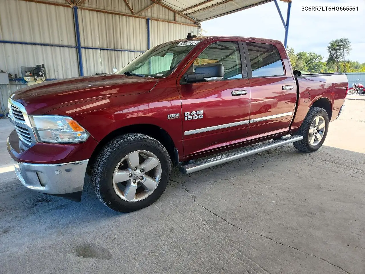 RAM 1500 2017, VIN 3C6RR7LT6HG665561