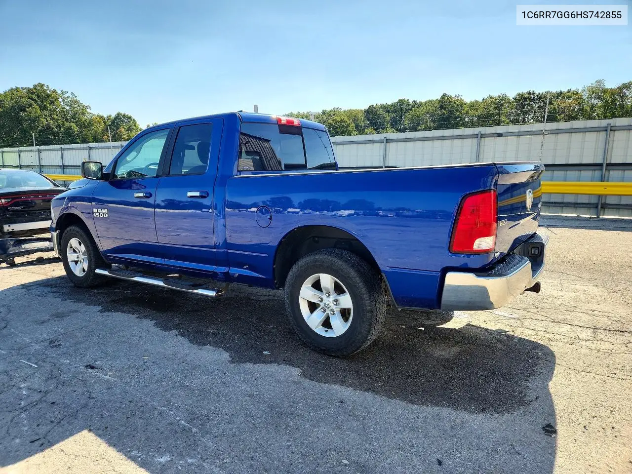 2017 RAM 1500 VIN 1C6RR7GG6HS742855 — фото 2
