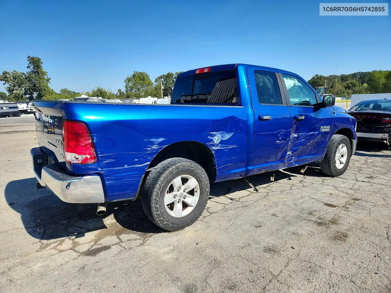 2017 RAM 1500 VIN 1C6RR7GG6HS742855 — фото 3