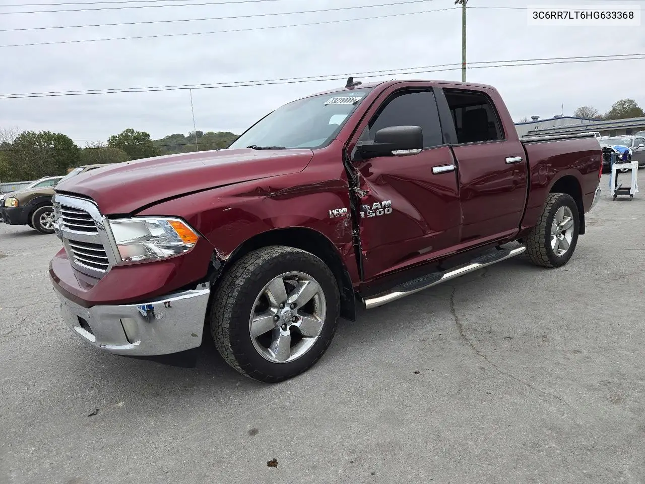 RAM 1500 2017, VIN 3C6RR7LT6HG633368