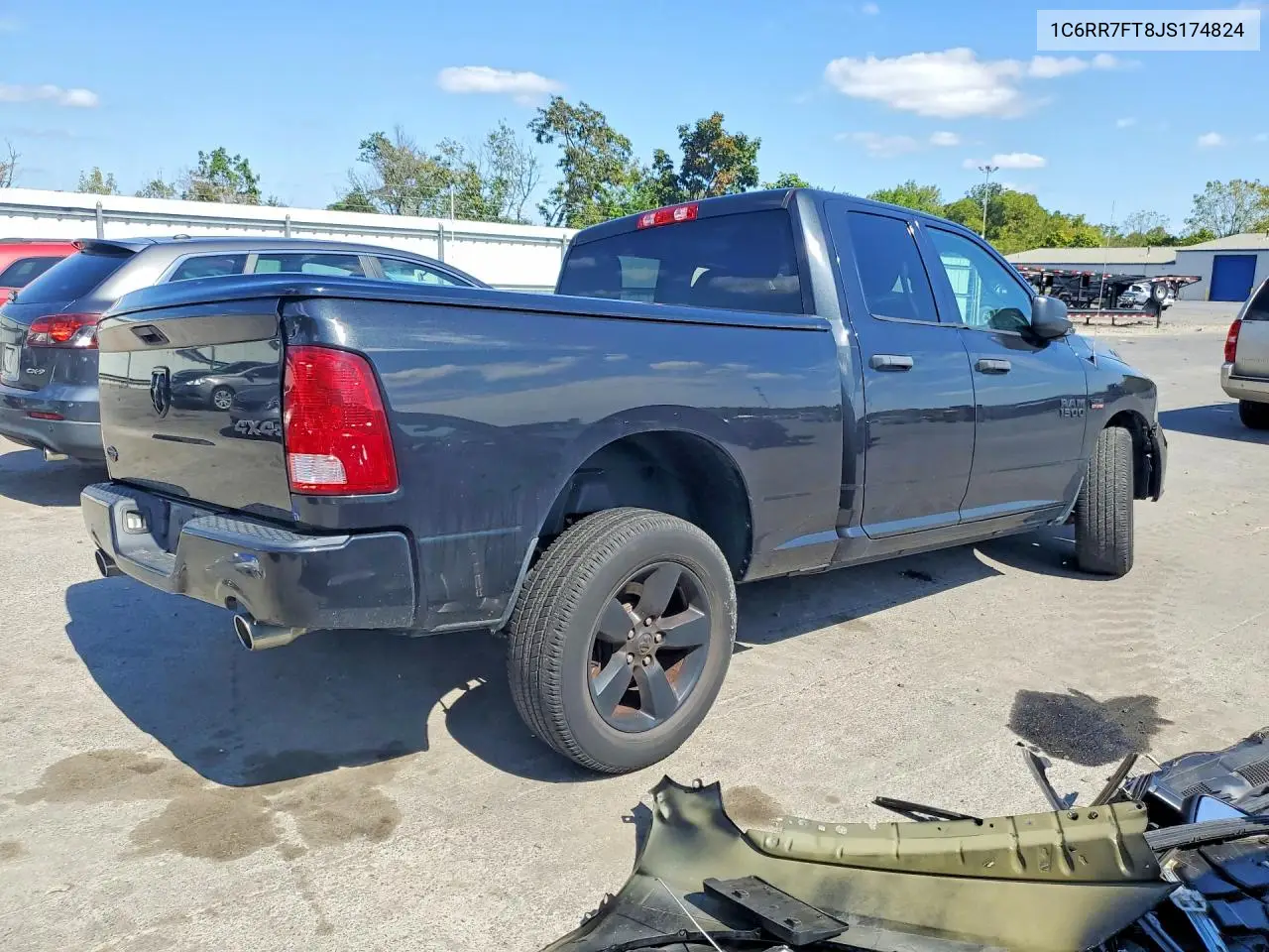 2018 RAM 1500 VIN 1C6RR7FT8JS174824 — фото 3