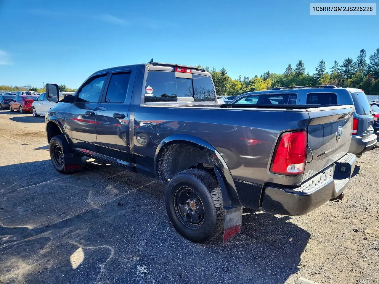 2018 RAM 1500 VIN 1C6RR7GM2JS226228 — фото 2