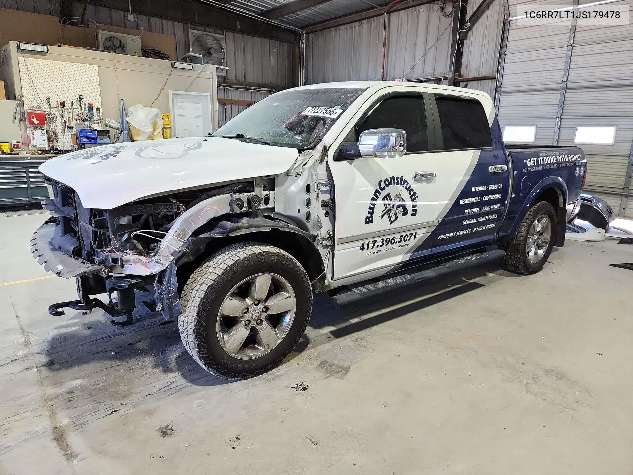 RAM 1500 2018, VIN 1C6RR7LT1JS179478