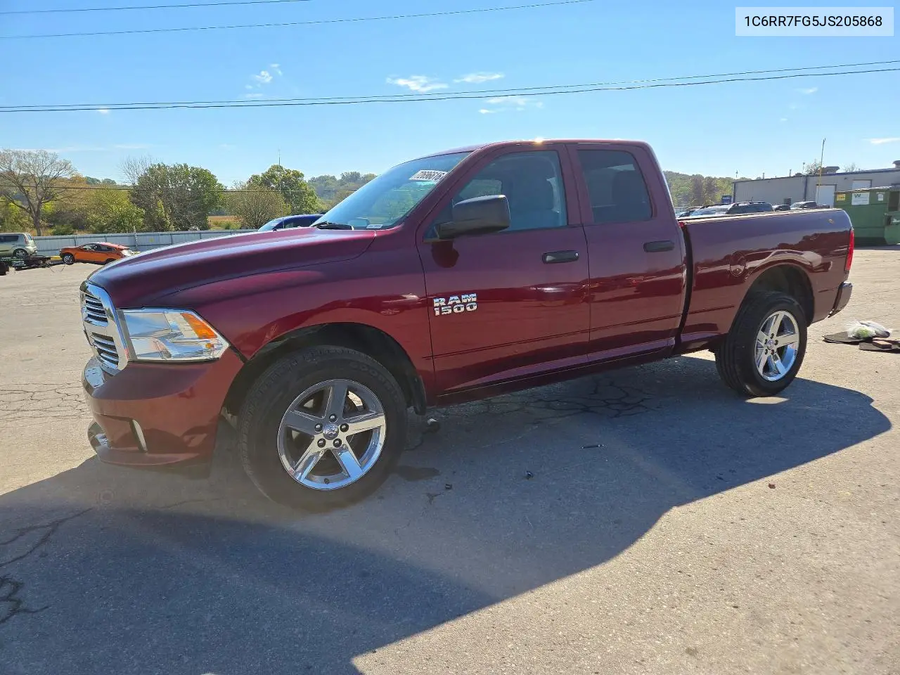 RAM 1500 2018, VIN 1C6RR7FG5JS205868