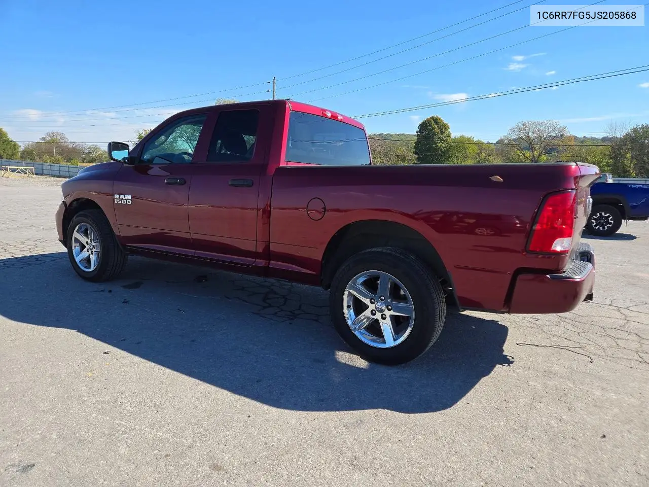 2018 RAM 1500 VIN 1C6RR7FG5JS205868 — фото 2