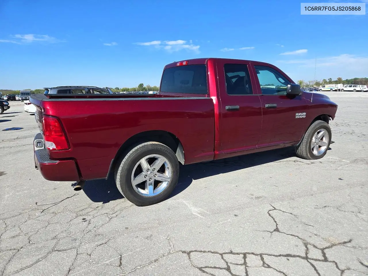 2018 RAM 1500 VIN 1C6RR7FG5JS205868 — фото 3