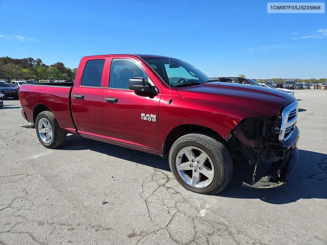 2018 RAM 1500 VIN 1C6RR7FG5JS205868 — фото 4