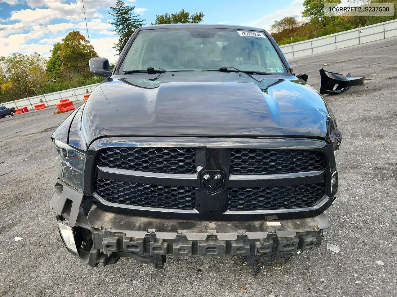 2018 RAM 1500 VIN 1C6RR7FT2JS237500 — фото 5