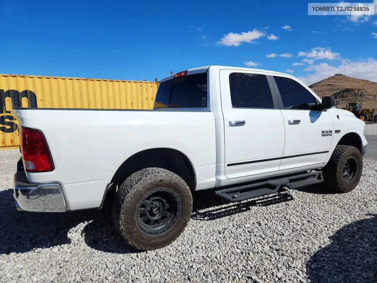 2018 RAM 1500 VIN 1C6RR7LT2JS258836 — фото 3